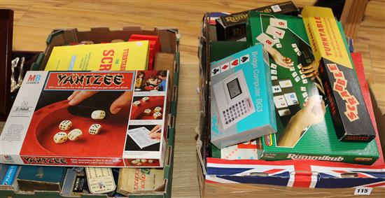 A quantity of mixed games including Scrabble, Bonanza, Backgammon etc.